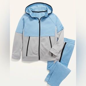 Techie Fleece Hoodie & Sweatpants Set For Boys Size 12